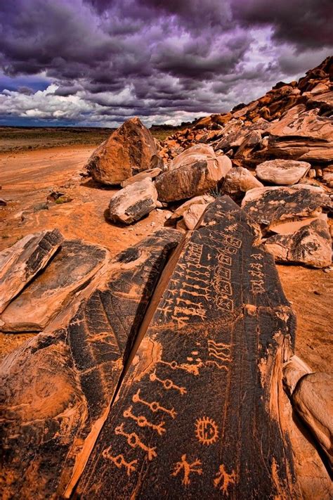 Hopi Rock Petroglyph on Navajo Réservation, Arizona | Petroglyphs, Ancient art, Scenery