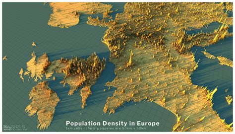 Stats, Maps n Pix: Population density in Europe