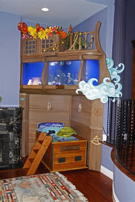 Fish tank bed ship | Kid room style, Fish tank bed, Kids room