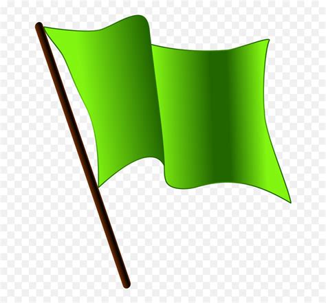 Green Flag Waving - Green Flag Png Emoji,Dove Emoji - free transparent ...