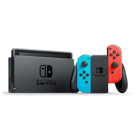 Nintendo Switch Console Neon Red and Neon Blue Joy-Con - Walmart.com ...