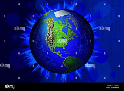 global lighting Technology Stock Photo - Alamy