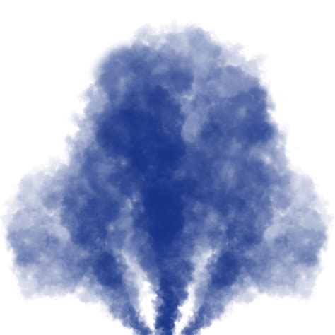 Blue Smoke Transparent Background