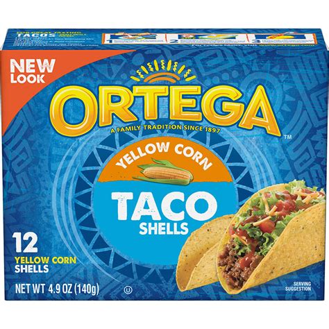 Buy Ortega Yellow Corn Hard Taco Shells for Crispy Tacos