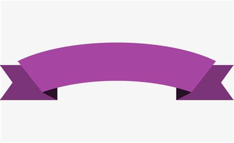 Purple Banner Vector, Silk Ribbon, Ribbon Banner, Title Ribbon PNG ...