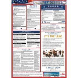 Federal Employment Law Poster Spanish - JJK37994 | Ritz Safety