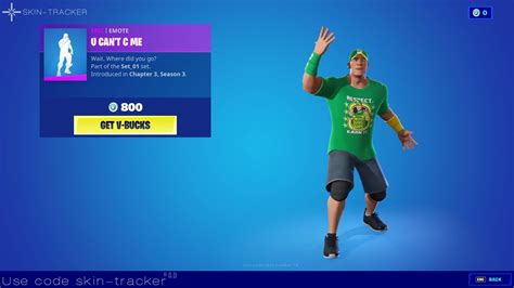 U Can't C Me Fortnite Emote (John Cena) - YouTube