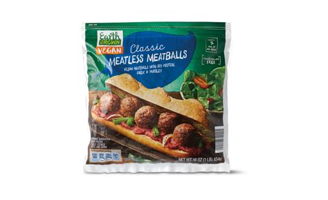 ALDI-exclusive Earth Grown Meatless Meatballs | 2019-10-30 | Snack Food ...