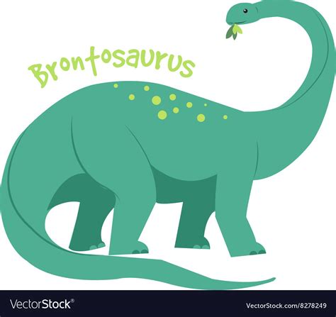 Brontosaurus Royalty Free Vector Image - VectorStock