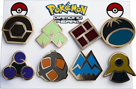 Buy Pokemon Gym Badges: Sinnoh - Gen 4 - Sinnoh League - Ash Ketchum Cosplay Collection (Set of ...