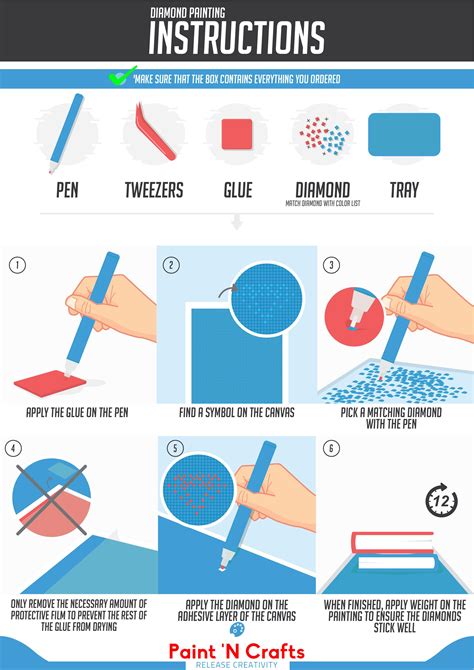 6 steps is all it takes to create a succesful 5D Diamond Painting. Check out our quick start ...