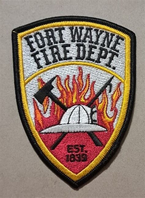 Fort Wayne Fire Department - Indiana - Iron on patch