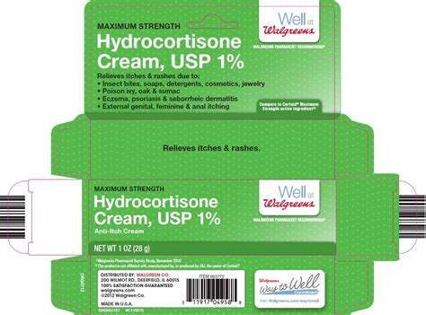 Hydrocortisone Regular Strength (Walgreen Company) HYDROCORTISONE 0.5g in 100g cream