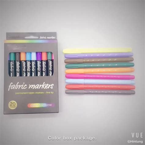 20pcs Fine Tip Permanent Fabric Marker Pen - Buy 20 Fabric Marker ...