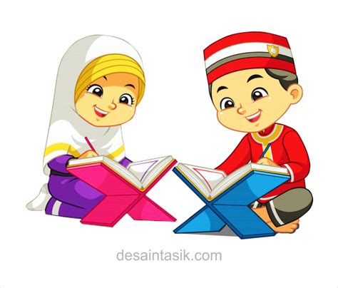 Gambar Animasi Anak Sedang Membaca Buku - Radar Guru