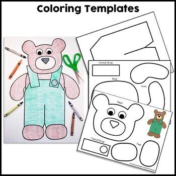 Corduroy Bear Craft | Bear Craft | Corduroy Book Activity | Bulletin Board