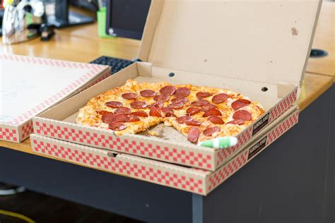 Pizza With Box on Table · Free Stock Photo