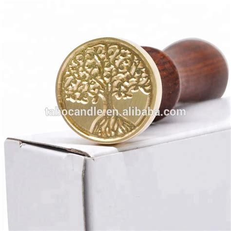 Wooden Henna Wax Seal Stamps/dry Seal Stamp/rolling Stamps With Embossed Seal Stamp - Buy Wooden ...