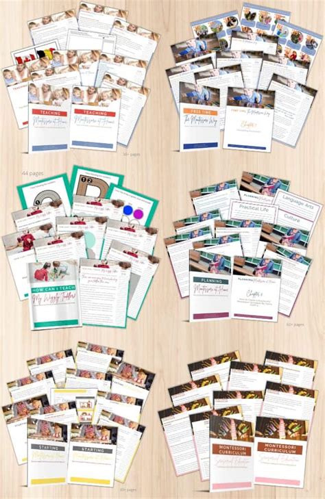 Detailed Montessori Curriculum PDF list for you