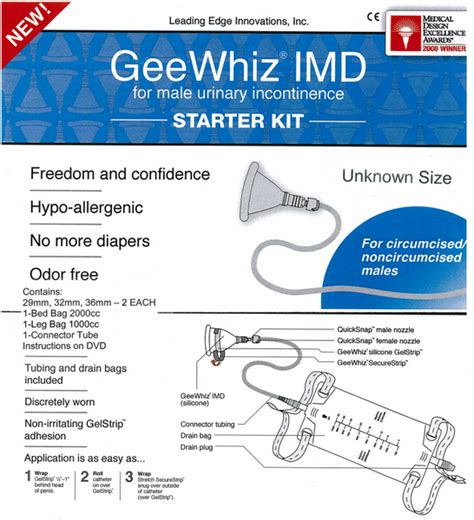 Condom Catheter Starter Kit for unknown catheter sizes – GeeWhiz Condom Catheters