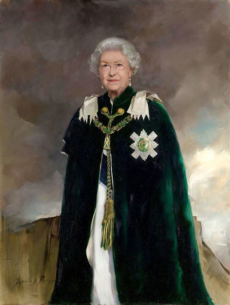 The Queen Amps Up the Drama in New Official Portrait | Regina elisabetta, Ritratti, Elisabetta ii