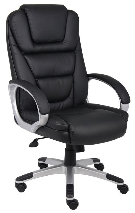 Boss Office Products Black NTR Executive Chair with Knee Tilt - Walmart.com