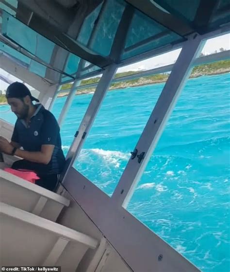 Terrifying moment two-deck ferry sinks during Bahamas excursion to the Blue Lagoon killing US ...