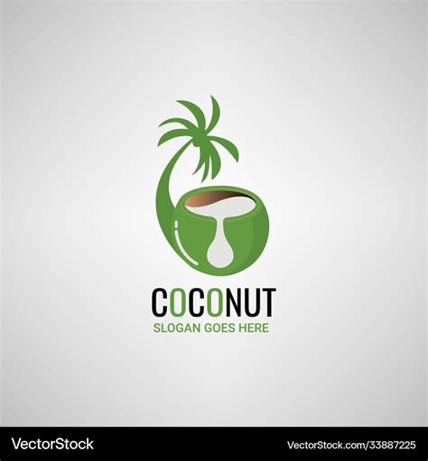 Coconut logo Royalty Free Vector Image - VectorStock