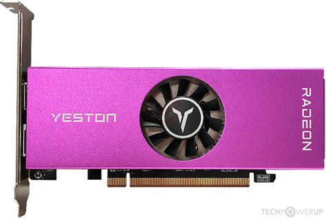 Yeston RX 6400 Low Profile Specs | TechPowerUp GPU Database