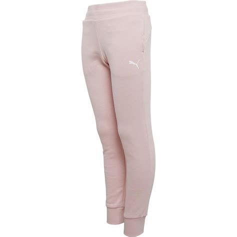 Buy Puma Junior Graphic Fleece Pants Pink