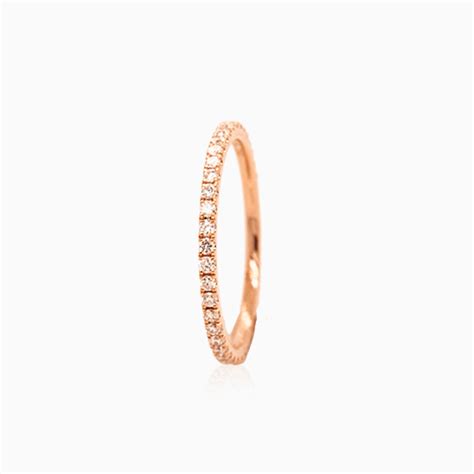 Rose Gold Diamond Eternity Ring - Mindham Fine Jewellery Ltd.