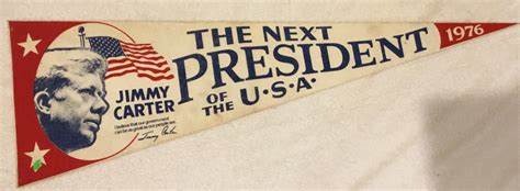 Lot Detail - 1976 JIMMY CARTER PRESIDENTIAL CAMPAIGN PENNANT