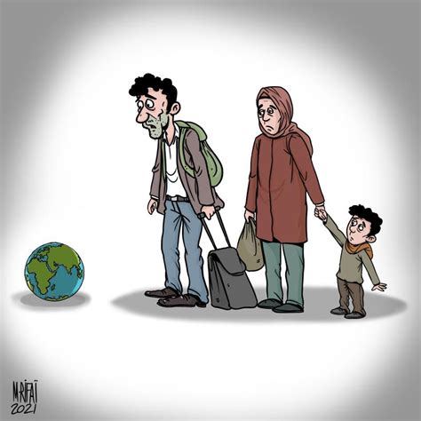 World Refugee day | Mahmoud Rifai | Jordan - Irancartoon