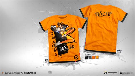 Overwatch / Tracer / T-Shirt Design by durly0505 on DeviantArt