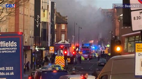 WATCH: Wimbledon bus catches FIRE as major incident declared