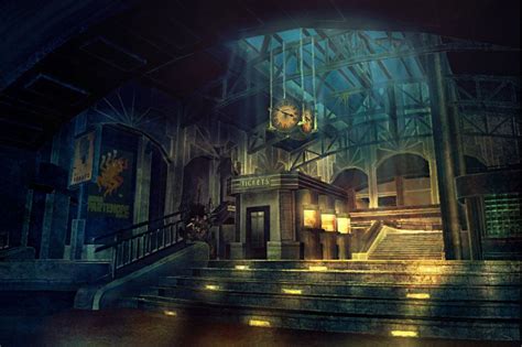 Bioshock Concept Art - Rapture Station | The Art Of Video Games | Pinterest | Bioshock, Concept ...