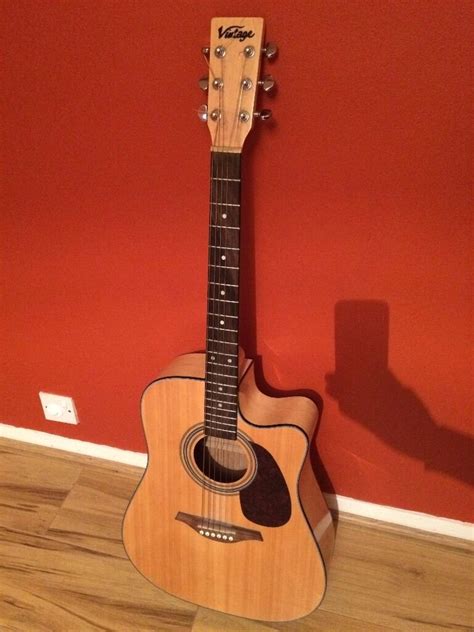 "Vintage" brand electro-acoustic guitar in great condition | in Wanstead, London | Gumtree