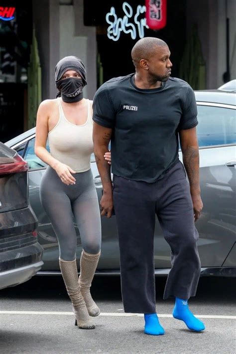 Kanye West with his new wife Bianca in romantic steps 🚶‍♀️🚶‍♀️ 🚶‍♀️ Sock Sneakers, Sock Shoes ...