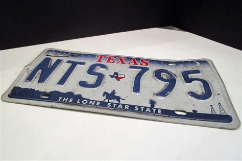 Texas Plate Texas License Plate License Plate Wall License | Etsy