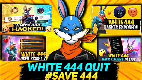 White 444 Ouit Youtube | White 444 Not Hacker | Garena Free Fire - YouTube