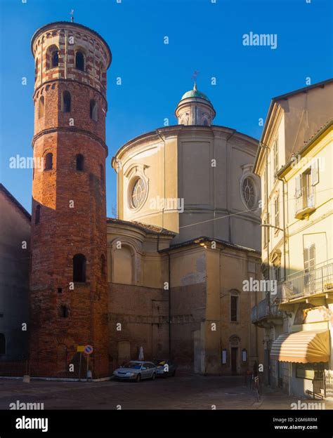 Historical architecture of Asti in Italy Stock Photo - Alamy