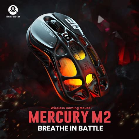 GravaStar Mercury M2 Gaming Mouse RGB Programmable 26000 DPI