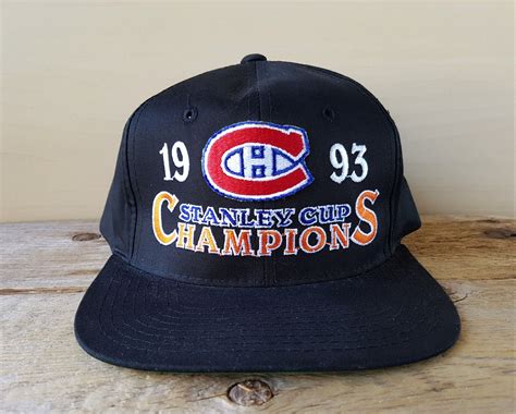 Vintage Montreal Canadiens 1993 STANLEY CUP Champions Snapback | Etsy Canada | Montreal ...