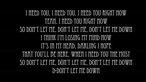 The Chainsmokers - Don't Let Me Down Lyrics - YouTube