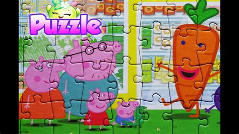 Peppa Pig Puzzle Games Jigsaw Toys For Kids Rompecabezas Peppa puzzles ...