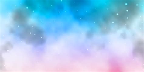 Light Blue, pink background with colorful stars. 1750810 Vector Art at Vecteezy