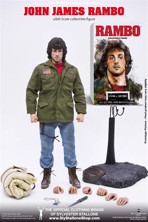 John James Rambo Sixth Scale Figure; FIRST BLOOD Series - PRE ORDER ...