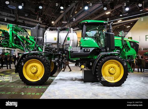 Las Vegas, NV, USA. 5th Jan, 2023. A John Deere autonomous tractor on ...