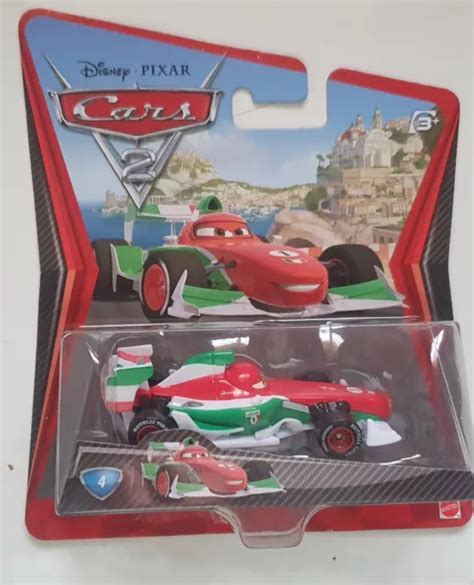 DISNEY PIXAR CARS 2 Diecast Francesco Bernoulli No 4 New & Sealed £8.95 - PicClick UK