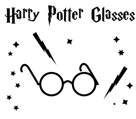 Harry Potter Glasses SVG - Free Harry Potter Glasses SVG Download - svg art